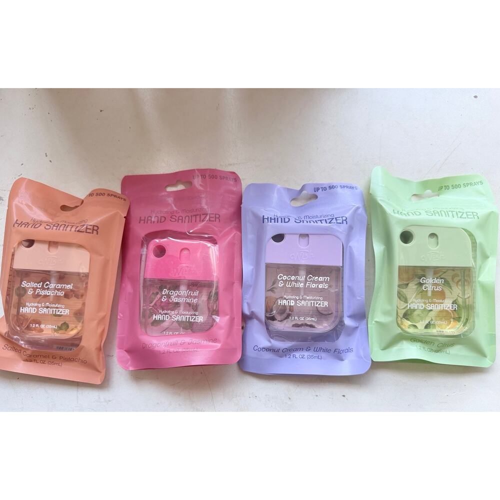 Travel hand sanitizers
